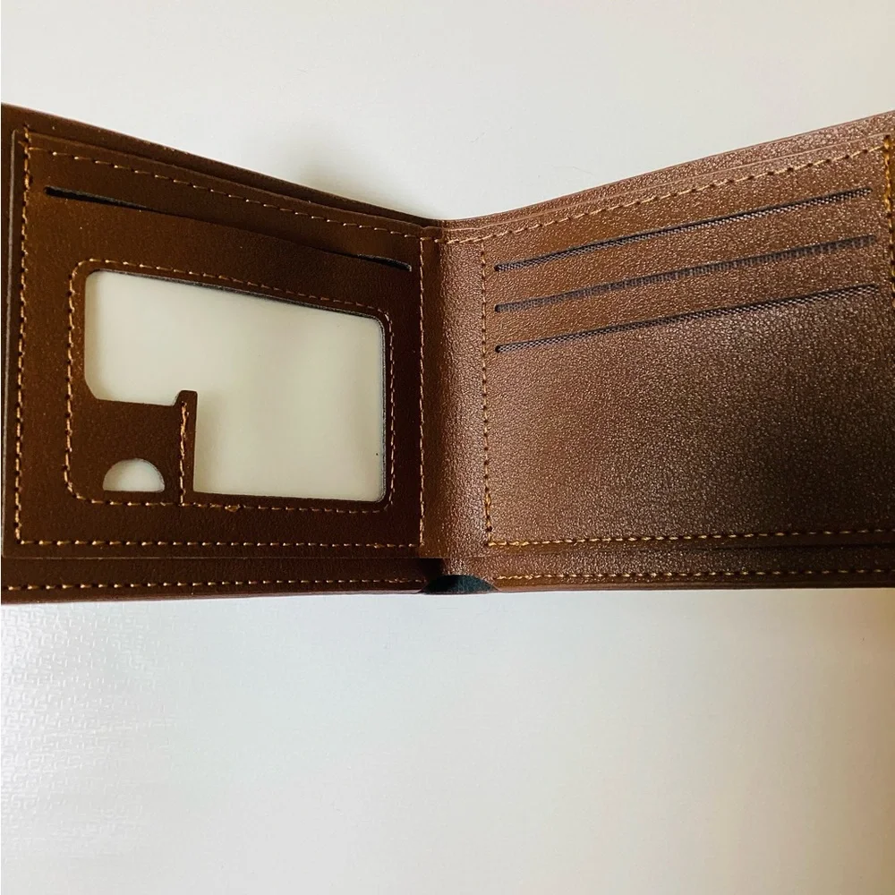 Fashion Leather Men Wallet - In the shade Brown - Pick Color ~ Black or Brown